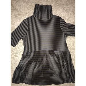 Olive baby doll maternity shirt